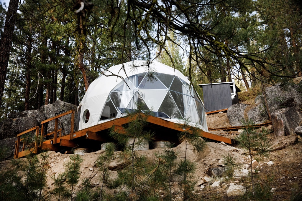 We Built A GLAMPING DOME How we set up a Geodesic Dome Airbnb